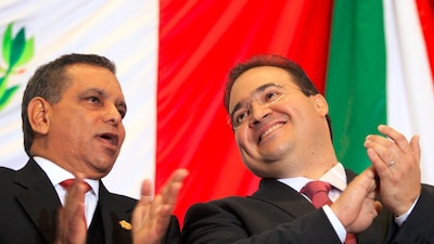 Fidel Herrera (izquierda) y Javier Duarte son los dos más recientes mandatarios de un estado que no la ha pasado nada bien