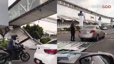 Colapsa puente en la Terminal 1 del AICM