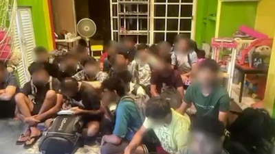 Autoridades hicieron uso de un traductor digital para escuchar la versión de los asiáticos