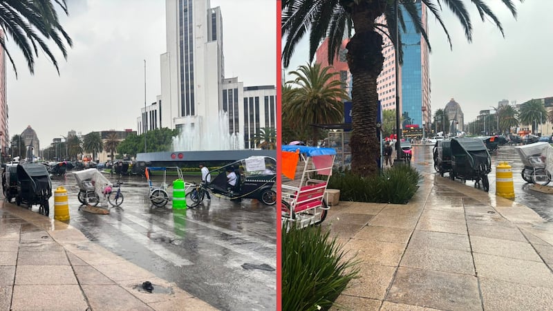 ¿Por qué esta cerrado Reforma? Bicitaxis bloquean calles del Centro