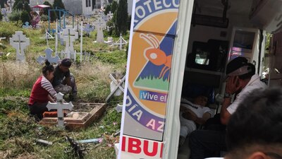 Los hechos ocurrieron en el panteón San Isidro, de la alcaldía Azcapotzalco