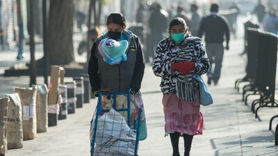Las autoridades pidieron tomar precauciones ante el descenso de temperaturas