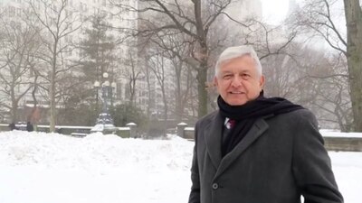 AMLO no podrá concretar su reunión con la ONU por tormenta de nieve