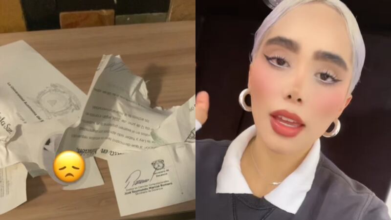 Exponen a hombre que rompió el título universitario de su novia, tras descubrir su infidelidad