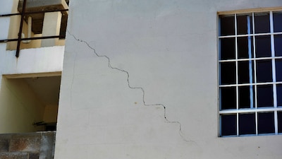 Si tu hogar tiene fracturas en forma diagonal, pide ayuda a las autoridades