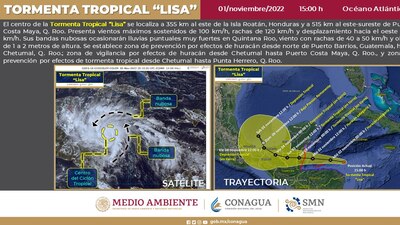 De categoría 1, en las próximas horas