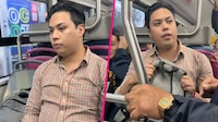 Exhiben en redes a ‘Lord Metrobús’; dice que pagaba doble pasaje para ocupar dos asientos