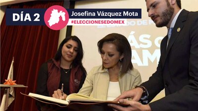 La panista se reunió este martes con alumnos de la Universidad Anahuac