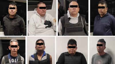 La SSC-CDMX atrapó a ocho individuos con más de 9 mil dosis de aparente droga