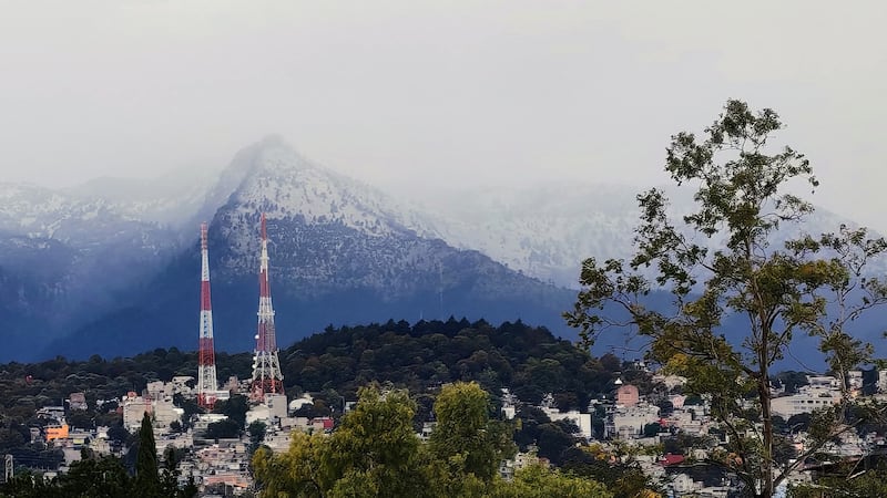 FOTOS: ¡Nevado en plena primavera!...Así amaneció el Ajusco