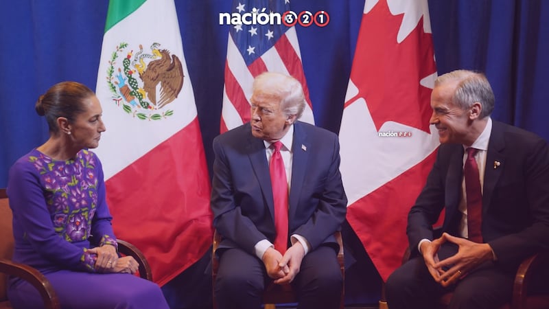 ¿Chismesito? Sheinbaum revela de qué habló con Trump y Carney, en el sorteo del Mundial