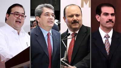 Javier Duarte, Tomás Yarrington, César Duarte y Guillermo Padrés