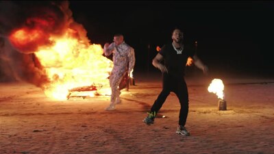 Escena del video de 'La Romana', una de las canciones de Bad Bunny