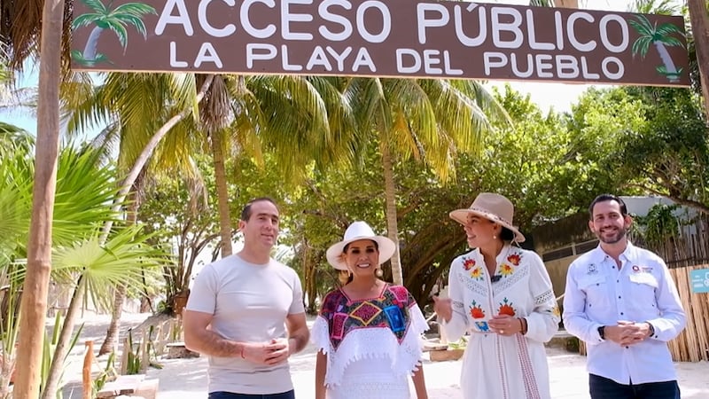 Abren dos accesos públicos y gratuitos a las playas del Parque del Jaguar en Tulum