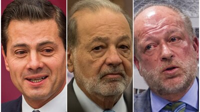 A estos personajes no les agrada la cancelación del NAIM