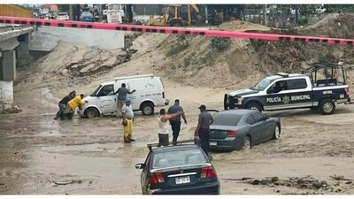 "Javier" está dejando graves afectaciones en Baja California Sur