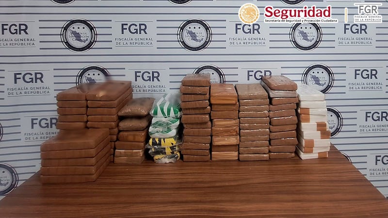 Aseguran 88 kilos de fentanilo ocultos en costales de productos agrícolas en Sonora
