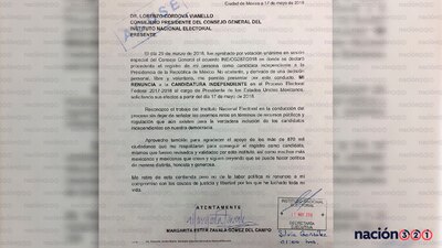La expanista reconoció que el INE aún tiene "grandes retos" en materia de recursos públicos e inclusión de los candidatos independientes