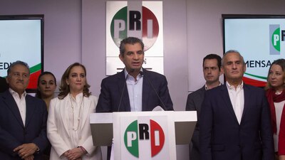 El líder nacional del Partido Revolucionario Institucional que hoy se manifiesta contra Anaya en medios