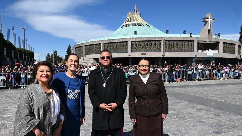 Sheinbaum encabeza inicio de plan de desarme voluntario en la Basílica de Guadalupe