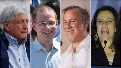 De estos cuatro saldrá el próximo presidente de México