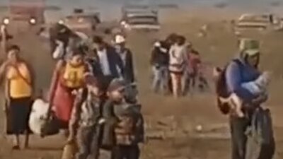 Este día se sumaron a los desplazados de Chicomuselo