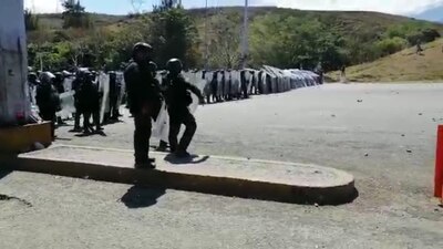 Según datos preliminares, hay 15 elementos de seguridad lesionados por quemaduras