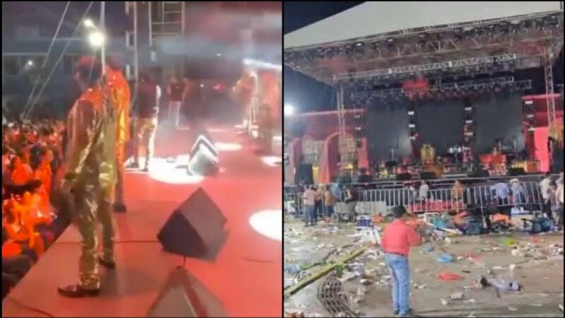 Disparos causan pánico en pleno concierto de La Arrolladora en Tenosique, Tabasco