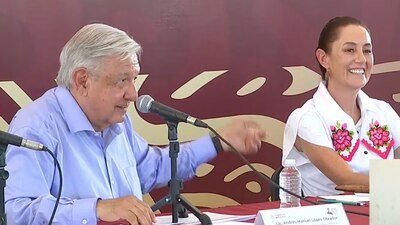 Dijo que Sheinbaum "viene desde jovencita luchando por la justicia" y garantizó "continuación" a la 4T