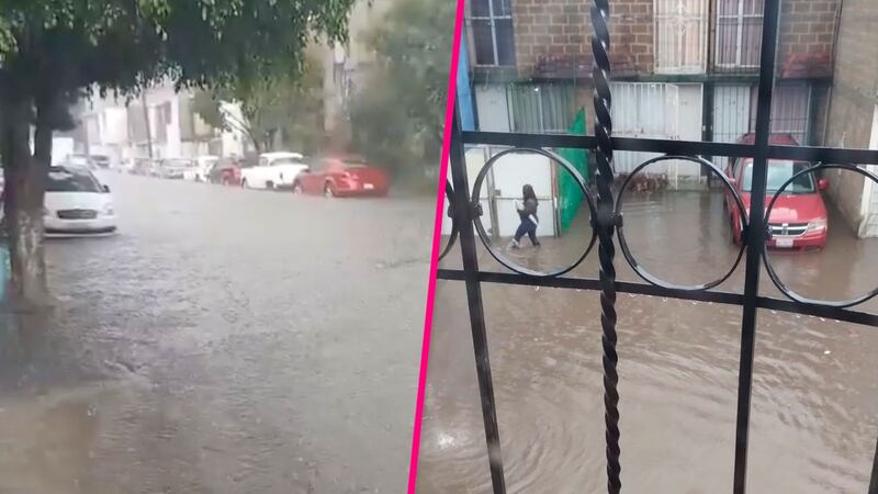 Reportan el colapso de drenaje y entrada de agua a casas tras fuertes lluvias en Cuautitlán