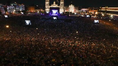 La banda argentina puso a bailar a miles de mexicanos