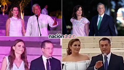 Los candidatos al llegar al tercer debate