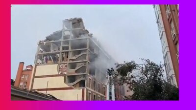 Las autoridades señalaron que la explosión afectó al menos cuatro pisos de la edificación.