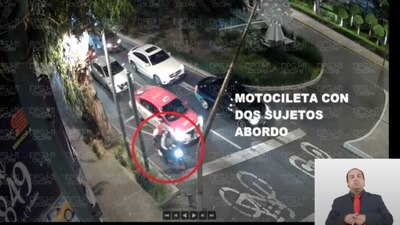 El conductor denunció este jueves por la noche que un par de sujetos dispararon contra él