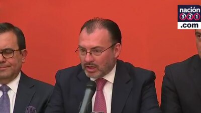 Funcionarios federales dieron un mensaje en la embajada de México en EU