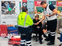 Semar detiene a mujer que transportaba cocaína oculta en cosméticos en el AICM