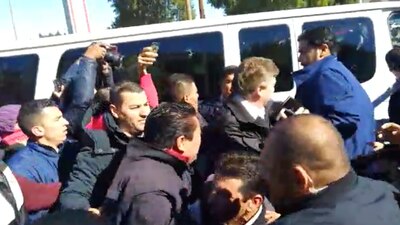 Los hechos sucedieron el fin de semana cuando acudió al Palacio de Gobierno