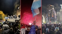 GALERIA: Festejos del pase a semifinales de Argentina deja muertos, detenidos y disturbios