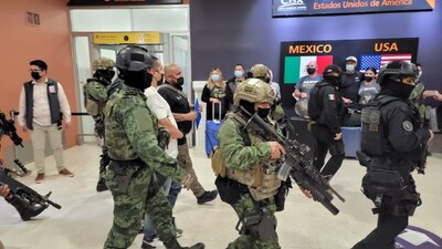 'El Huevo' fue detenido en Nuevo Laredo, Tamaulipas en medio de tiroteos y bloqueos