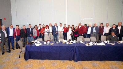 La jefa de Gobierno compartió una foto en la que se observa a los gobernadores