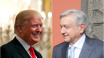 Trump ha alabado en varias ocasiones su relación con AMLO