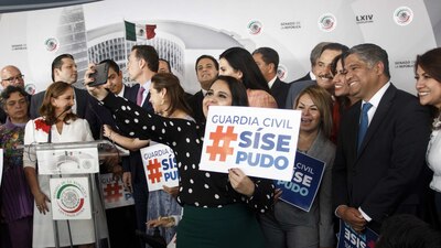 El mayor logro para parte de la sociedad civil fue que la Guardia Nacional no tenga mando militar