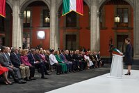 Feminicidios bajaron 34%, presume Sheinbaum en Primer Informe de Gobierno