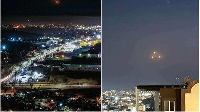 A través de redes fueron compartidos videos y fotografías de los extraños destellos