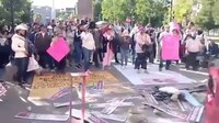 Vecinos de Tultitlán protestan en Toluca por cambio de nombre a la colonia 4T