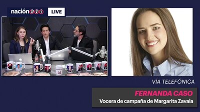 La vocera de Margarita Zavala indicó que la candidata se verá segura al participar en el primer debate