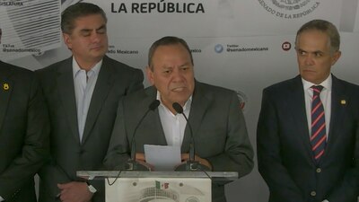 "Que nunca más el poder ejecutivo recaiga en una sola persona", dijo el líder perredista.