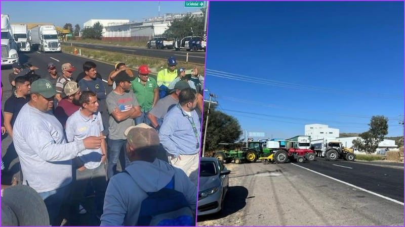 Regresan bloqueos a carreteras de Guanajuato; agricultores acusan al gobierno de incumplir tratos