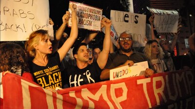 Miami fue una de las ciudades donde hubo manifestaciones contra Donald Trump