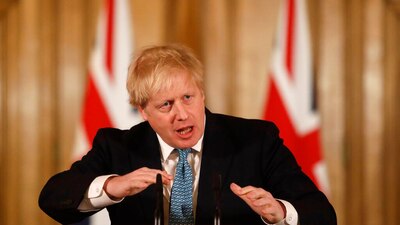 En abril pasado, el político británico ingresó al hospital por COVID-19